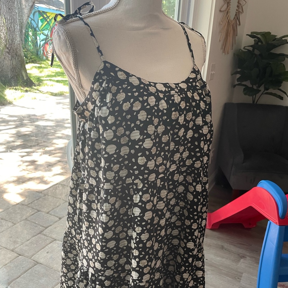 Elegant Black and White Women's Dress